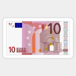 10 Euro Banknote Sticker